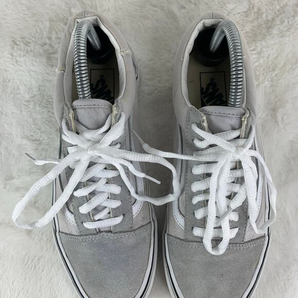 Vans Old Skool Grayscale Suede Canvas Shoes Men’s 7.5 / Women’s 9 - Picture 7 of 9